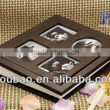 Wholesale fashion wooden album with windows