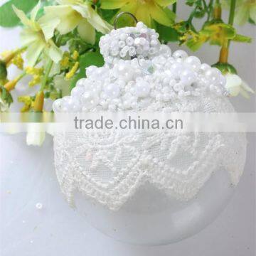 100 wholesale glass house ornament/glass christmas clear glass ball