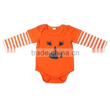 new arrive 2016 latest new design Halloween clothing one pieces 0-24 months baby boutique cotton rompers