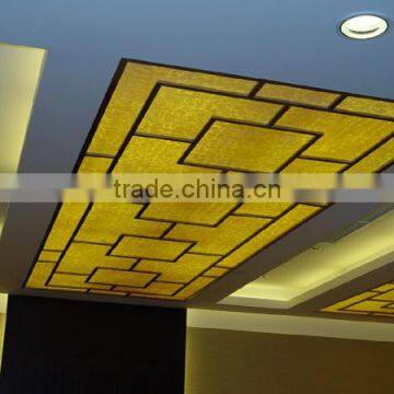 Yellow Translucent Marble Plastic Sheet photo-2
