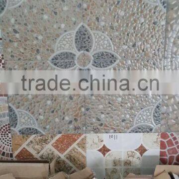 2014 new products!3d inject white horse ceramic floor tile