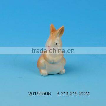 Creative ceramic easter decoration with rabbit design