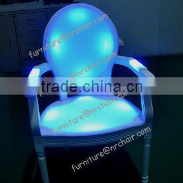 shanghai wholesale event rental banquet hall commercial acrylic led illuminated armchair