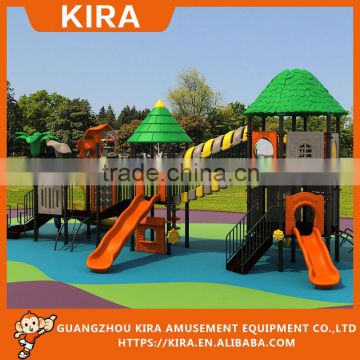 Children plastic outdoor playground big slides for sale