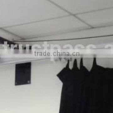 Trade Show Use Motorized wireless electric curtain electric rolling curtain