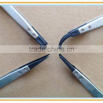ESD Series Exchanged Tip Anti-static Stainless Tweezers photo-6
