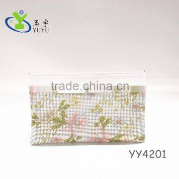 Print flower pattern aluminium mesh bag