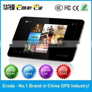 3G tablet pc.9.7"inch IPS II Bluetooth,.wifi.dual core,dual camear.16GB built in.