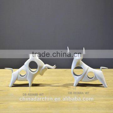 modern polyresin sculpture, home decoration,home accessories,DB-RE068B-WT,DB-RE068A-WT