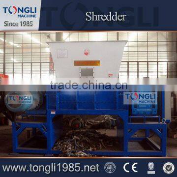 Tire shredding machine for car and truck tire