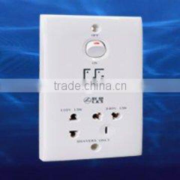 110V/240V mustache-shaved socket(with transformer)