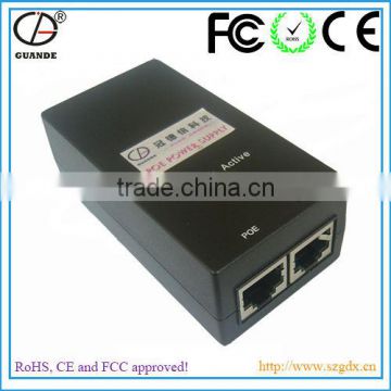 12W 24W Dual Port POE Injector 12V Input