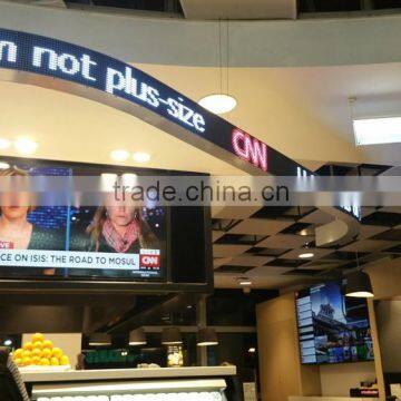 Curved LED Video Wall Message Sign LED Screen/display P7.62 Flexible