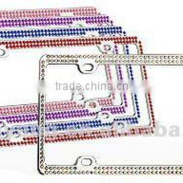 Crystal Diamond Bling License Plate Frame