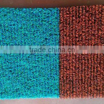 Top sale pvc coil mat double color
