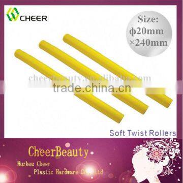 Soft twist hair rollers CR096/hair twist rollers /sleep in hair rollers