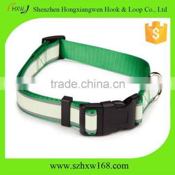 Pet gift engraved safety durable reflective dog collars