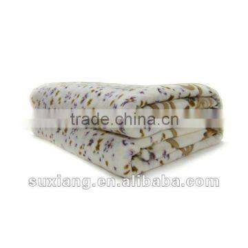 2016 New Patterns Printed or Solid Flannel Blanket