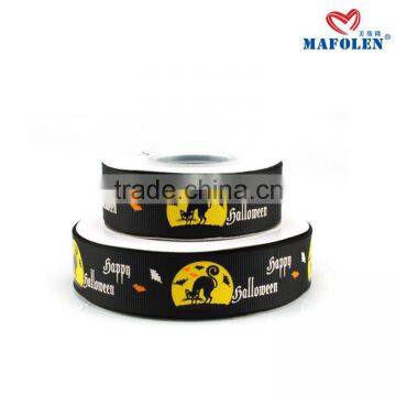 wholesale custom ribbon for celebrate Halloween