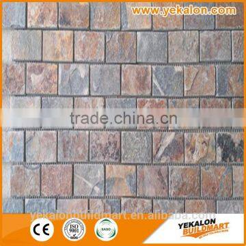 Rusty stone slate culture stone for inside and outside wall