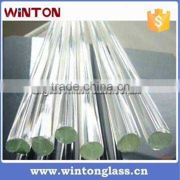 borosilicate glass rod 3.3 clear high borosilicate glass rod