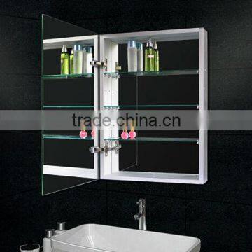 High quality aluminum bathroom mirror cabinet