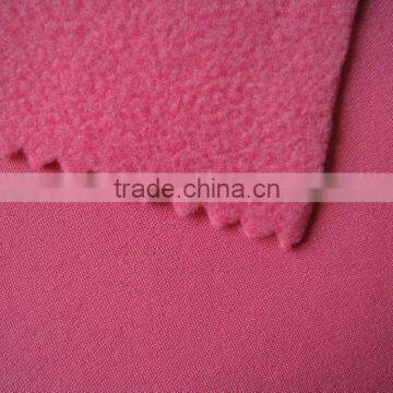 100% polyester pongee bonded with polar fleece TPU