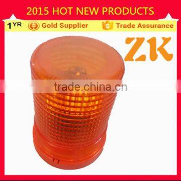 Amber revolving truck traffic signal warning light