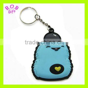 Promotonal soft rubber keychain