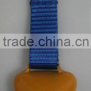 1.5inch schweiz kuhglocke A4-C028 in colorful painted with logo and strap keychain as souvenirs (E483)