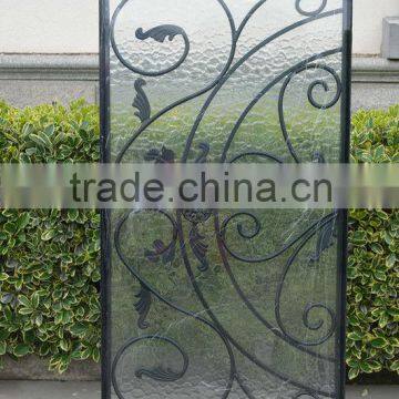 CLASS DESIGN Wrought Iron Glass Door for Modern Decoration