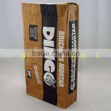 Kraft Paper Bag for Packing 25kg Lime Mortar