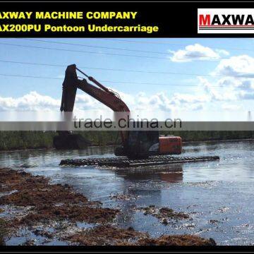 Floating Track for PC200 , PC210 , PC220 , HITACHI EX210 , ZX200 , ZX210 , ZX240 Amphibious Excavator , , Model: MAX200PU photo-5