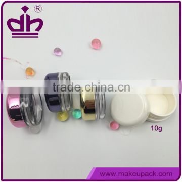 Skin care cream plastic cosmetic sample packaging jar