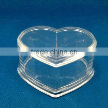 plastic heart gift case