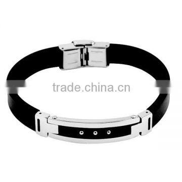 SRB3022 China Alibaba Rhinestone Couple Leather Bracelet