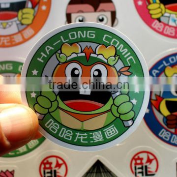 cartoon characters offset printing paper stickers