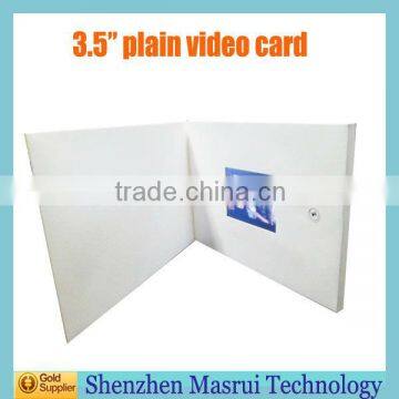 Customized LCD Screen Video Paper Box Card / Video Greeting Card for Flowers