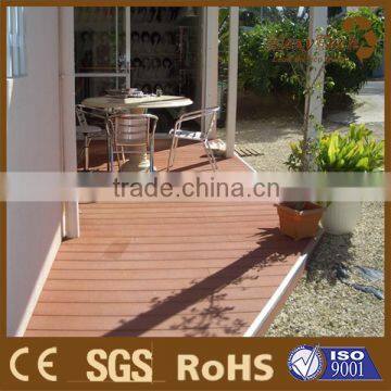 grooved design easy installation composite wood DIY deck board