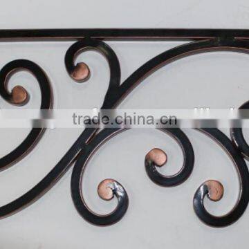 Wholesales low price wrought iron stair railing, garden stair railing, baluster design