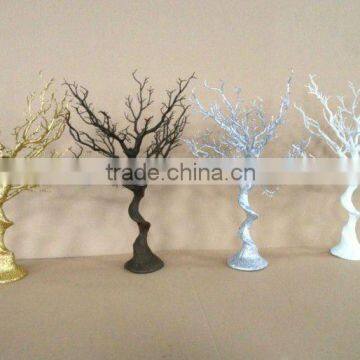 decorative artificial plastic wedding table tree centerpiece