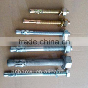 High Quality Carbon Steel Zinc Plated Wedge Anchor