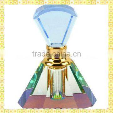 Customized New Colors Crystal Perfume Bottles For Married Gifts