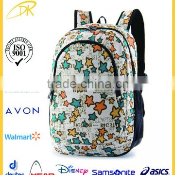 Teens backpack manufacturers China, trendy girl patterns for a backpack