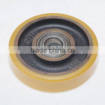 Escalator Step Roller 125mm, 125x30mm, bearing 6005, 125x30x6005, Double Bearing