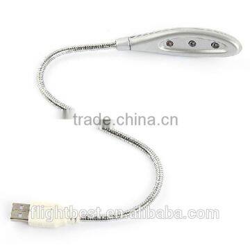 Concessional Rate Notebook Desk USB LED Light,3 LED Lamp,USB 3 LED Ligting To HALIFAX