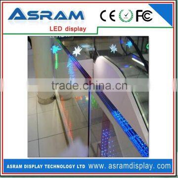Led Glass Display/glass Window Led Display/transparent Glass Led Display