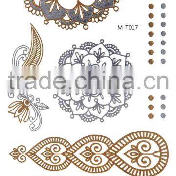 Super Cool Gold Temporary Tattoo for Summer Time