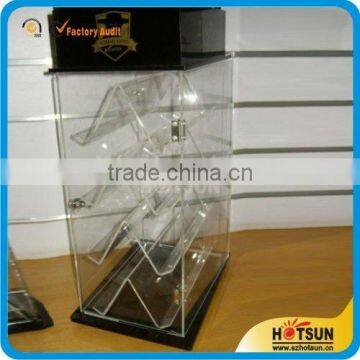 clear cigarette showcase/acrylic display fixture/acrylic equipment