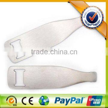 Custom Promotion Metal Bottle Shape Beer Opener Wholesale